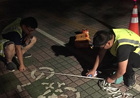 广州地铁地下人防工程探测